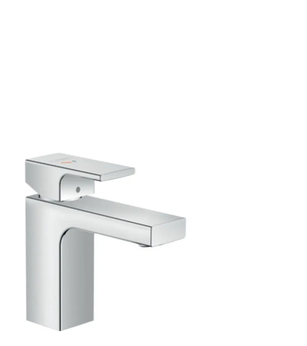 Hansgrohe Einhebel-Waschtischmischer in Chrom mit isolierter Wasserführung und Zugstangen-Ablaufgarnitur. Modernes Design für Badezimmeranwendungen.